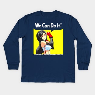 We can do it Cloud! Kids Long Sleeve T-Shirt